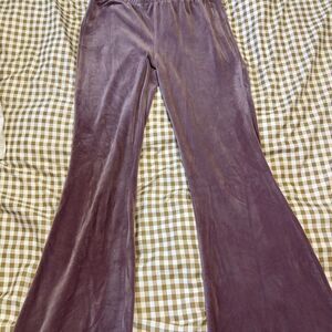 Avia flared velvet pants